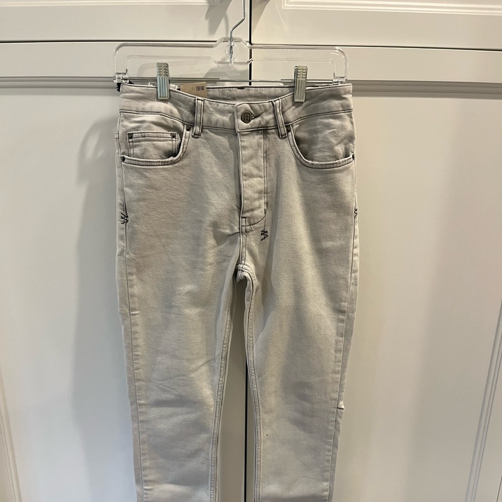 Size 29 Grey ksubi slim jeans with tags